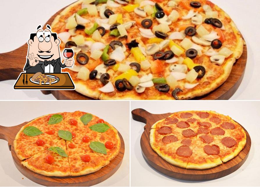 Get pizza at Pizza Ninjas