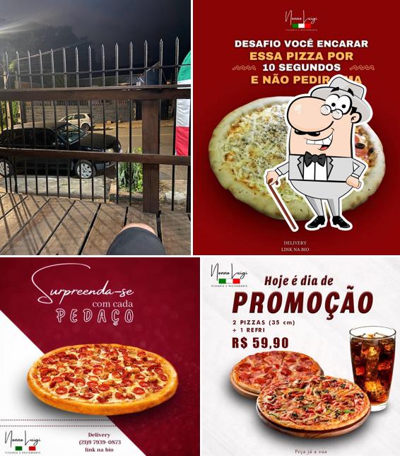 O exterior do Pizzaria Nonno Luigi