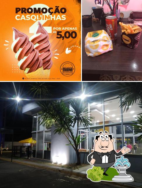 O exterior do Star Burger