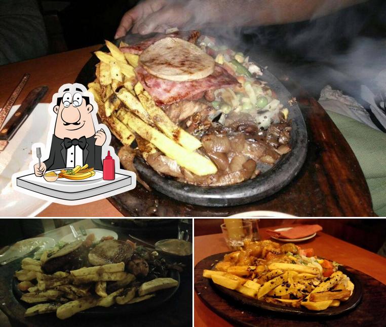 Taste fries at The Place Touche the Sizzler