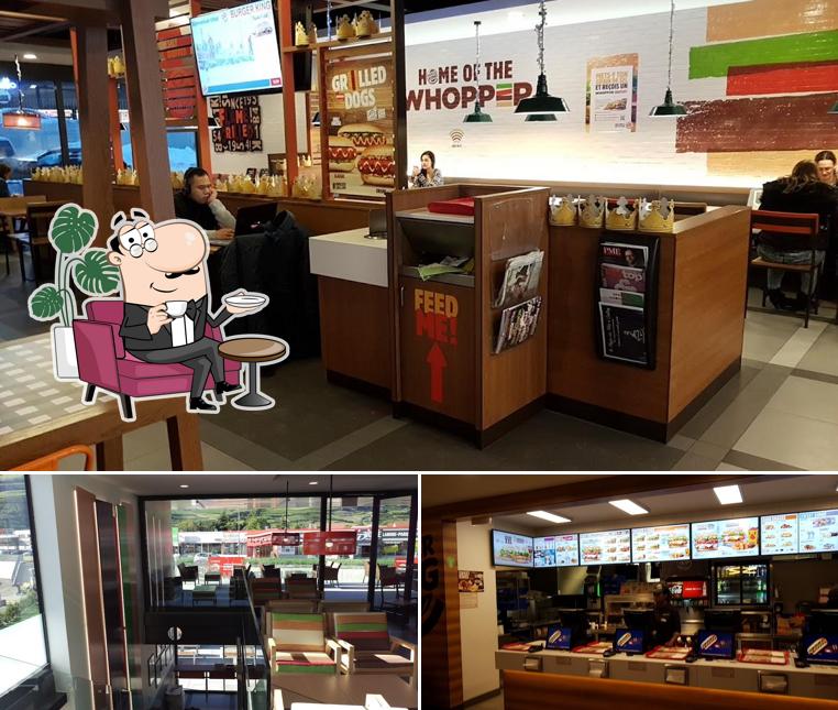 Dai un'occhiata agli interni di Burger King