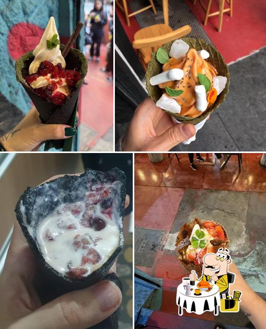 Comida em Sorveteria do Centro