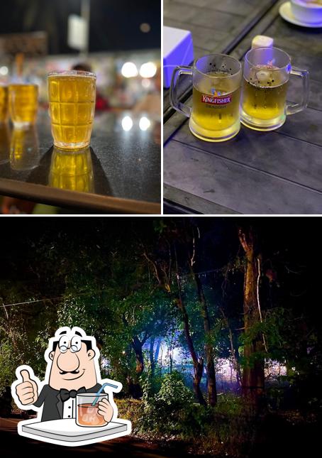 This is the picture depicting drink and exterior at Under the mango tree- Colvale