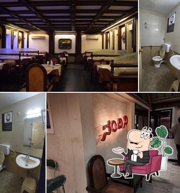 The interior of Hotel Nandhini