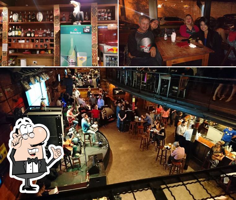 O interior do Kia Ora Bar