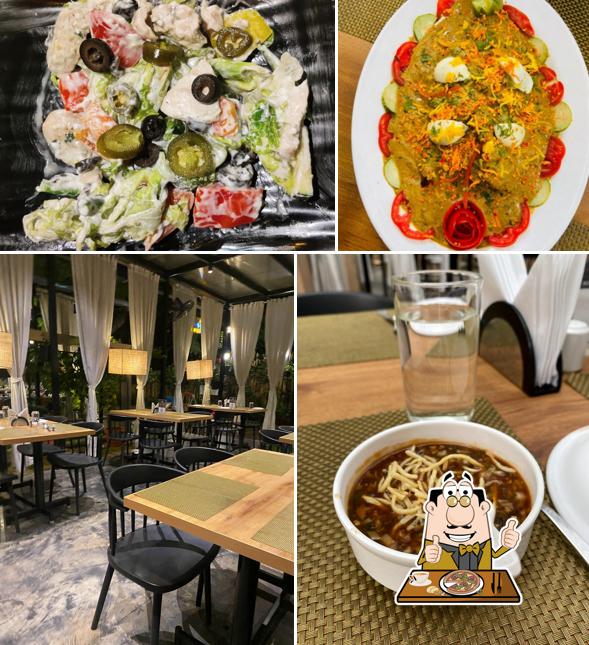 Try out pizza at Republiq Fine Dine