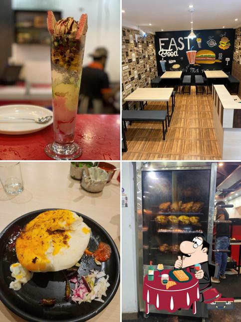 Calicut Cafeteria serves a selection of sweet dishes