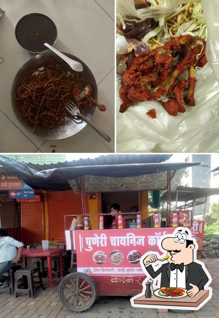 The image of food and interior at Puneri Chinese Corner