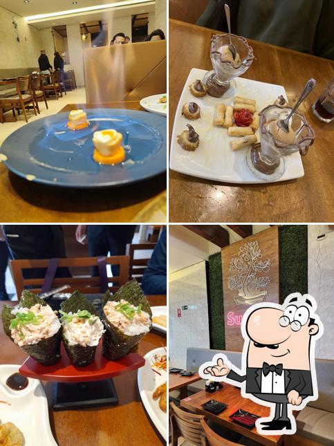 O interior do Sushi Sa- Jundiaí