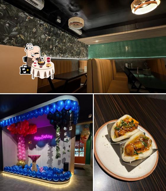 The restaurant's food and interior