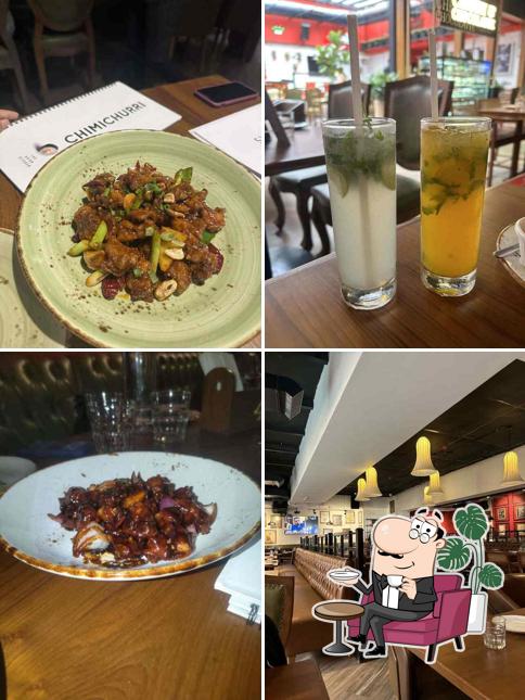 The interior of Chimichurri Malad