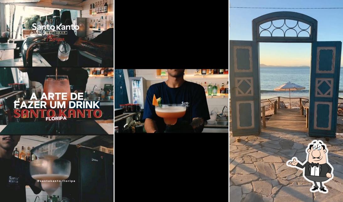 Sente em uma das mesas no Santo Lua Restobar - Florianópolis