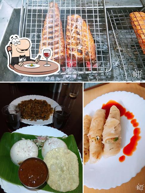 Food at Habibi Restaurant