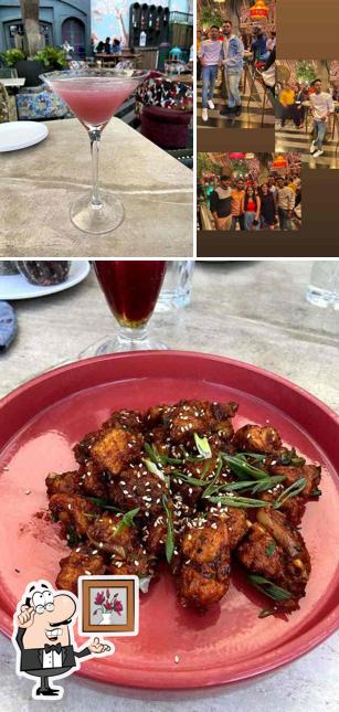 Take a seat at one of the tables at Boho