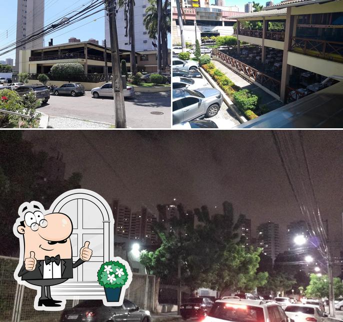 Desfrute da vista da área externa do Picanha do Jonas Aldeota