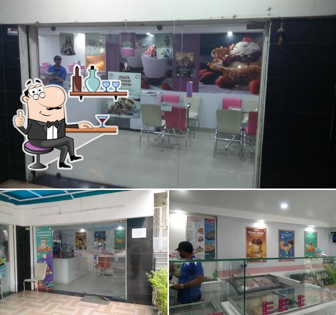 Check out how Baskin Robbins looks inside