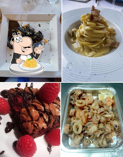 Spaghetti alla carbonara al Due Scale Restaurant