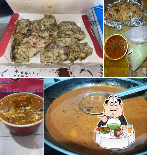 Hot and sour soup at Khadak Singh Da Dhaba