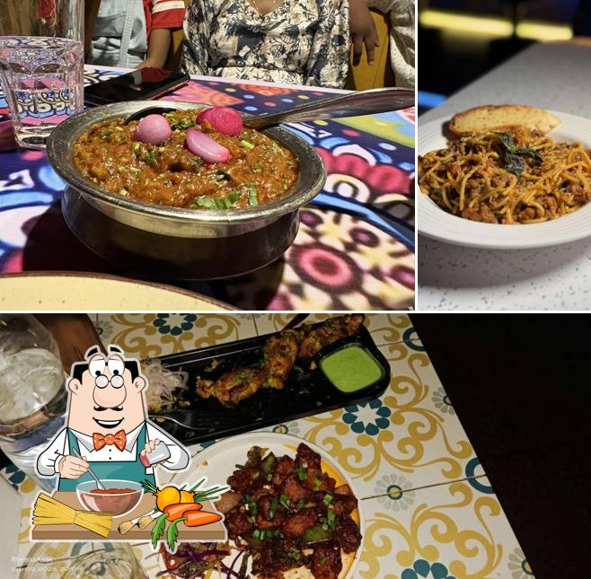 Spaghetti bolognese at Amity Sky Bistro & Nightlife