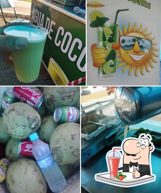 Desfrute de uma bebida no Caldo De Cana Da Cidinha