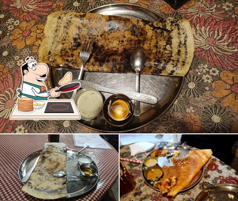 Pancakes at Dosa Cafe