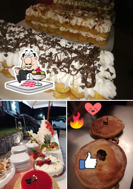 Tenuta Petronilla serve un'ampia varietà di dessert