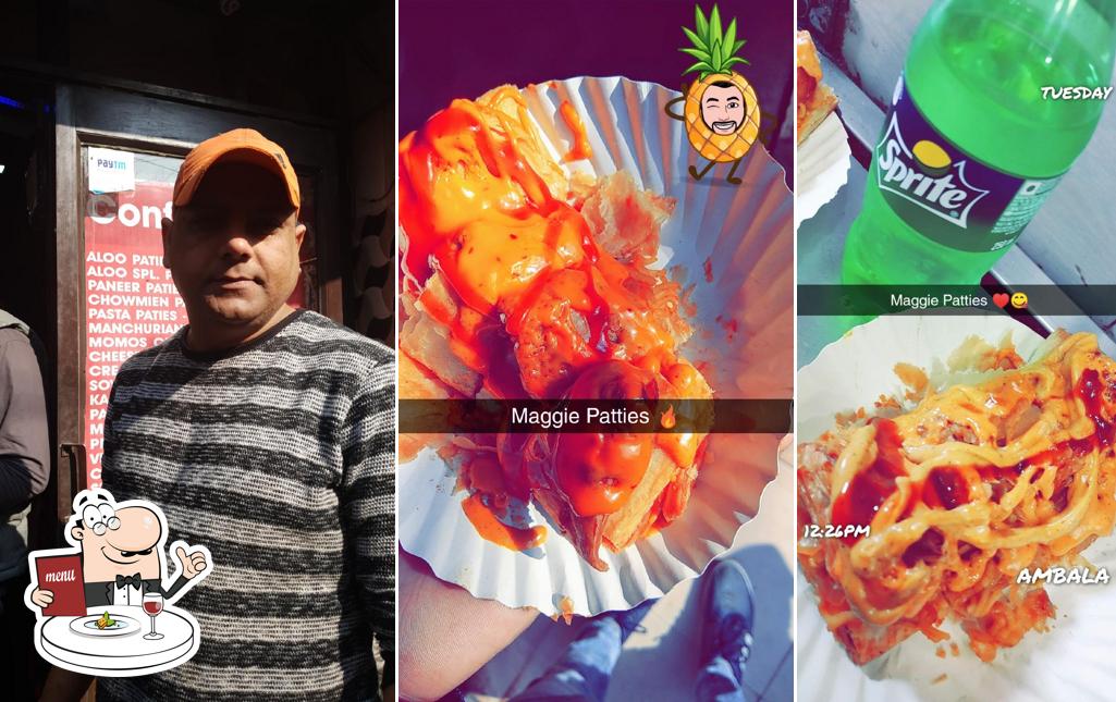 Food at Deepak confectionery