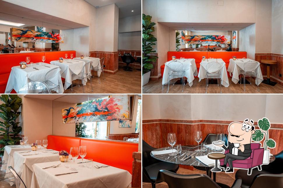 Installez-vous à l'une des tables de L'ESSENZA DI ROMA - Ristorante Bar