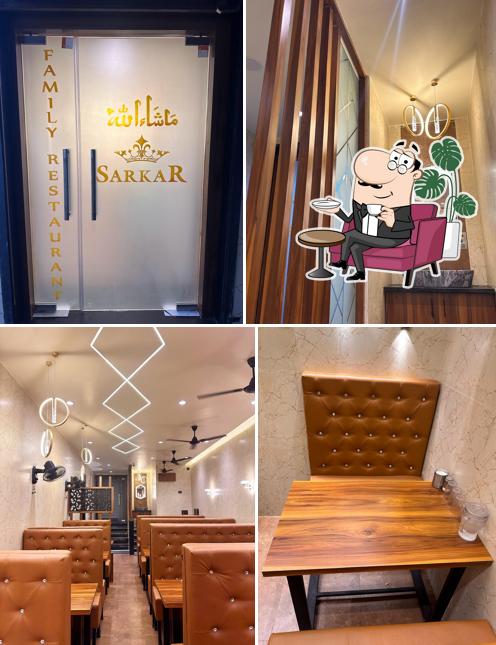 Take a seat at one of the tables at SARKAR HYDERABADI BIRIYANI & FAMILY RESTAURANT