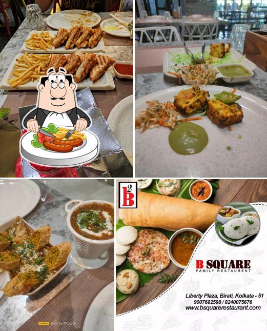 Meals at B Square Bar & Restaurant