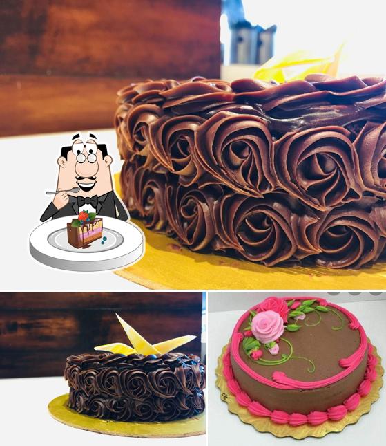 Chocolate cake at Cake Story & Bubble Bar