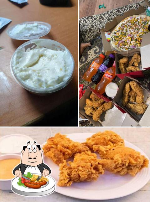 The restaurant's food and beverage