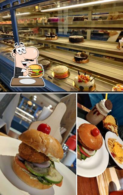 Get a burger at The Hazelnut Factory - Gomti Nagar