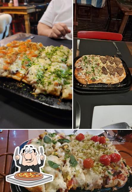 No Pocitos Pizza Metro, você pode conseguir pizza