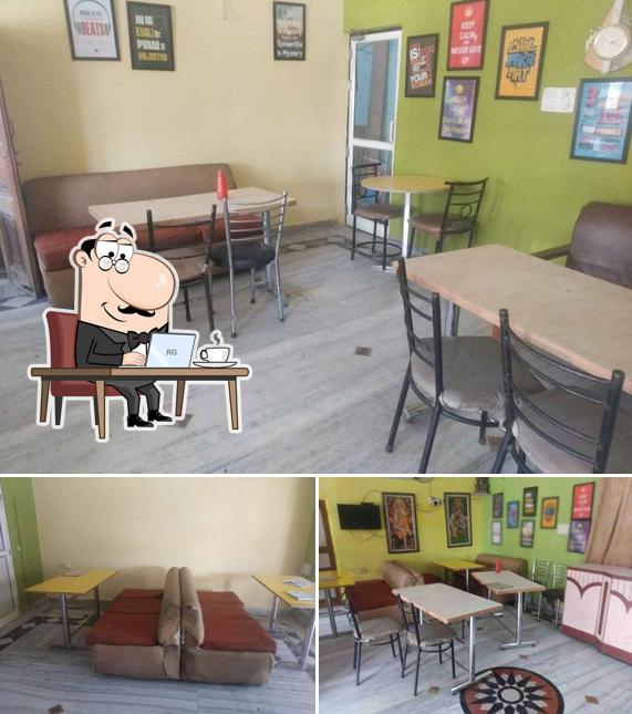 The interior of 7 Square Restaurant