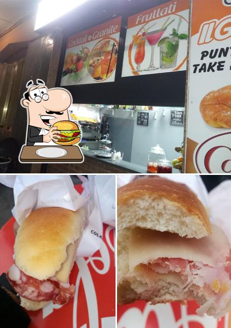 Prova un hamburger a Il Ghiottone-gastronomia-panificio