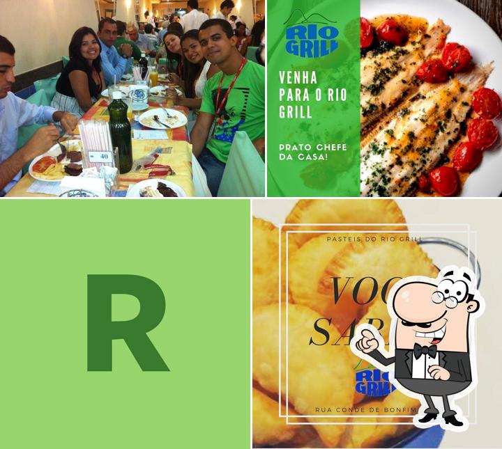 O interior do Rio Grill