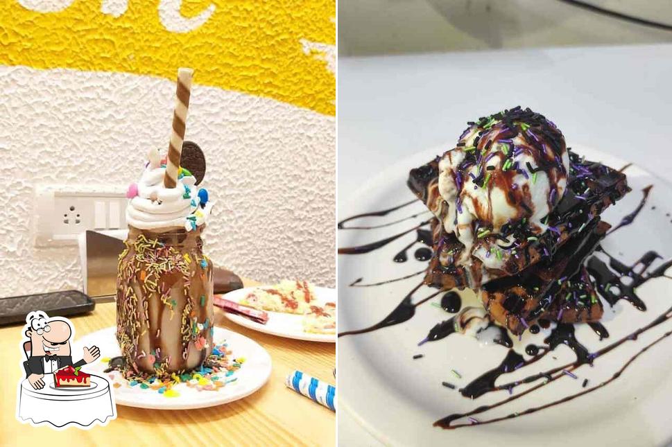 The London Shakes Café provides a range of desserts