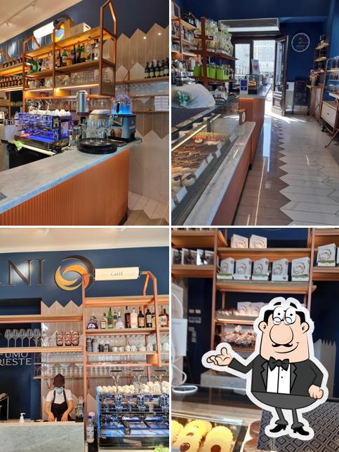 Gli interni di Pasticceria Maritani Trieste