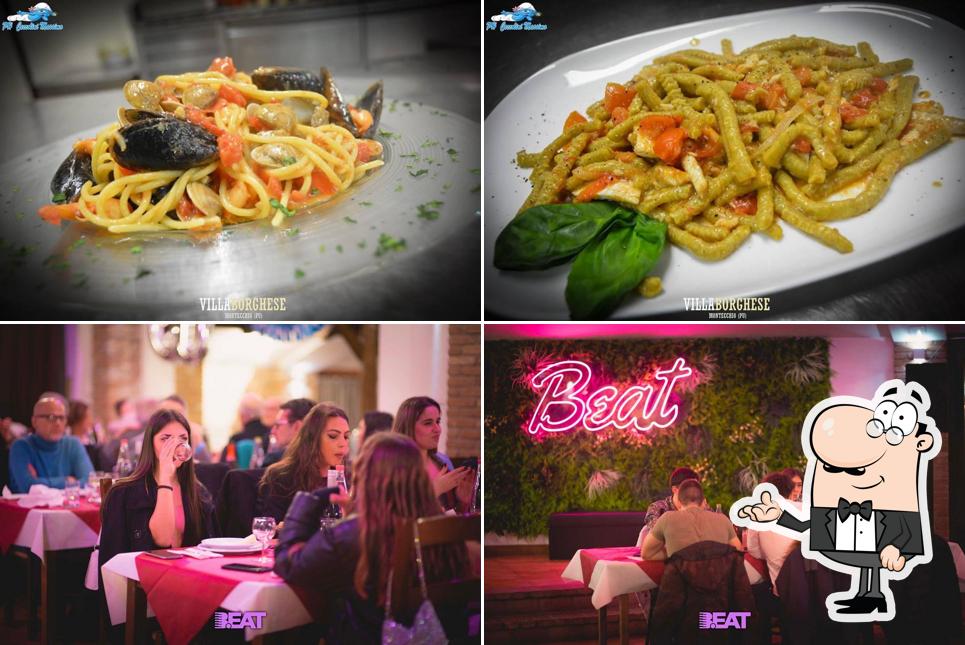 Tra le varie cose da Villa Borghese Montecchio si possono trovare la interni e cibo