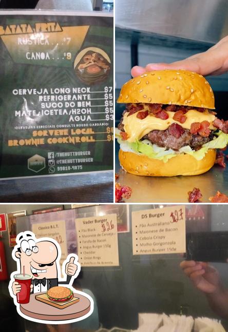 Hambúrguer em The Hutt Burger (Freguesia)