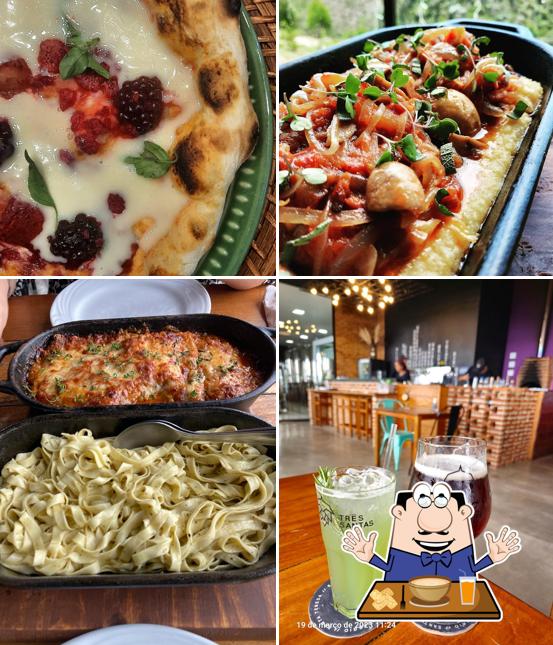 Platos en Cervejaria Três Santas