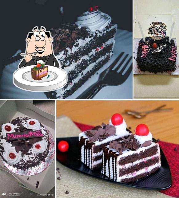 Chocolate cake at Bake India