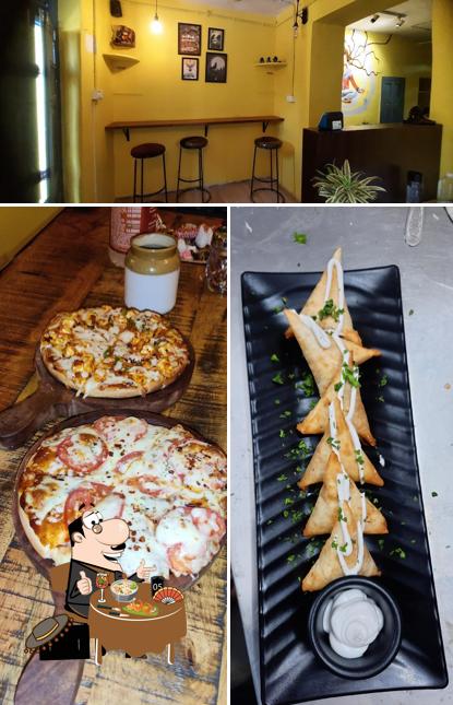 This is the photo showing food and interior at Cafe 1BHK