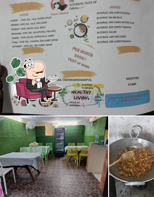 The interior of Rupa's Kitchen