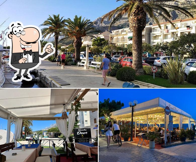 Goditi la vista dall'area esterna di Konoba Dvor