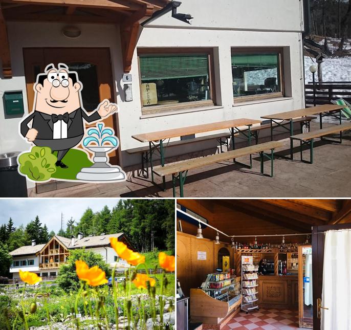 La parte esterna è una caratteristica importante di Rifugio Viote