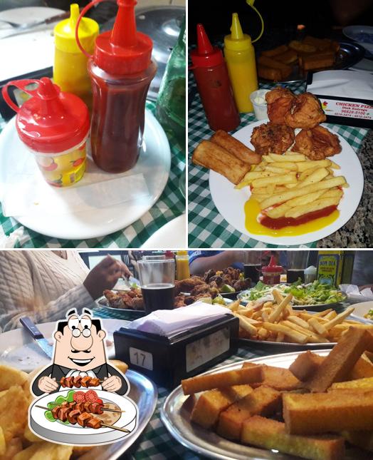 Comida em Chicken Pizza