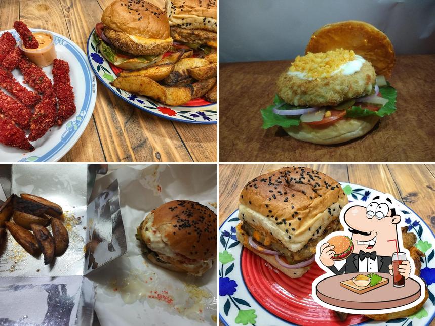 The cheat feast provides a selection of options for burger lovers