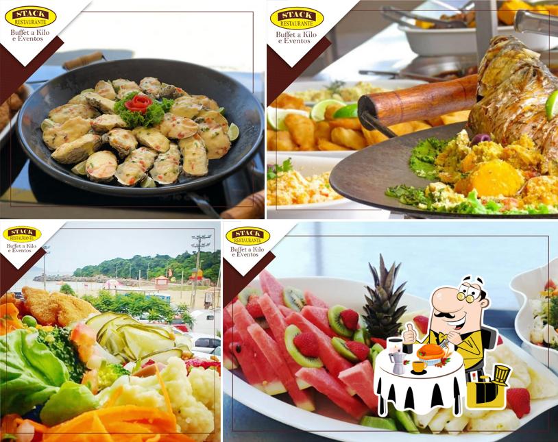 Platos en Stack Restaurante Barra da Lagoa